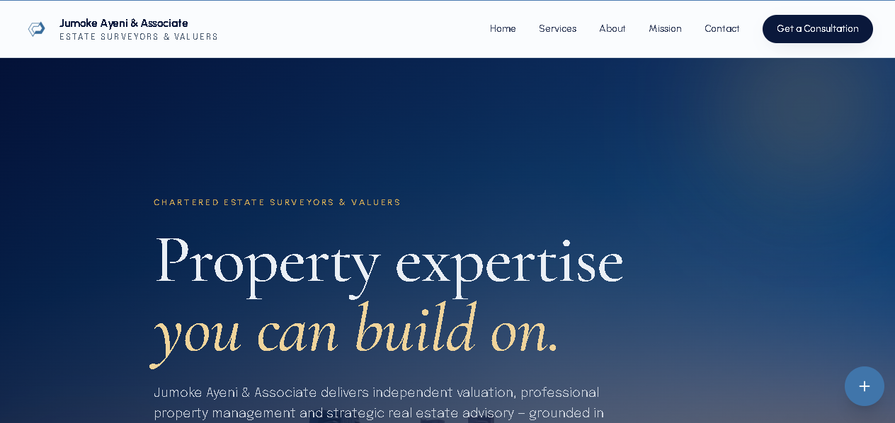 Jumoke & Associates website screenshot